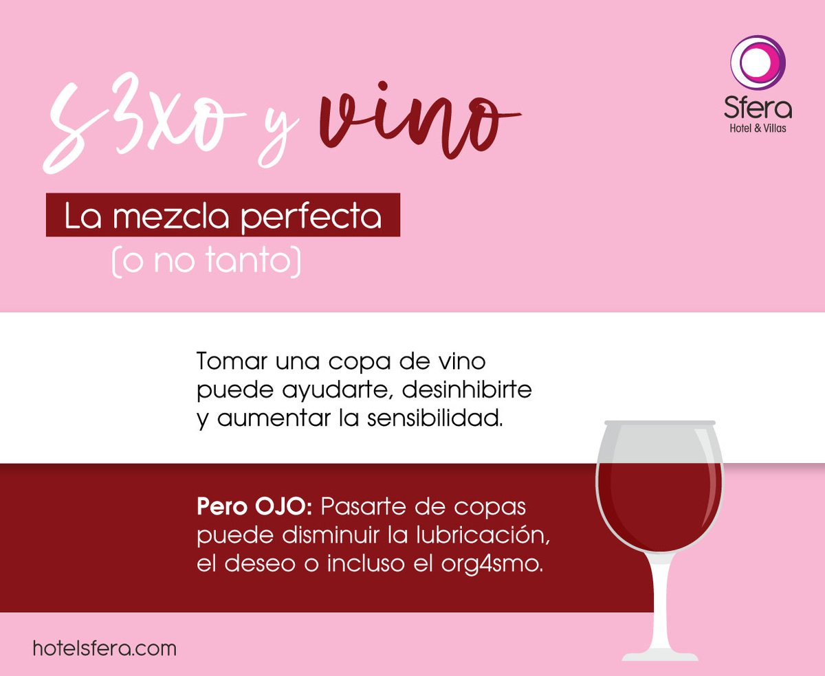 ¿Sabías que una copa de vino puede ser el aliado perfecto para una noche inolvidable? 🍷✨ Te ayuda a relajarte y disfrutar más, pero recuerda: el exceso puede jugar en contra.  #MomentosSfera #VinoYPlacer #HotelSfera