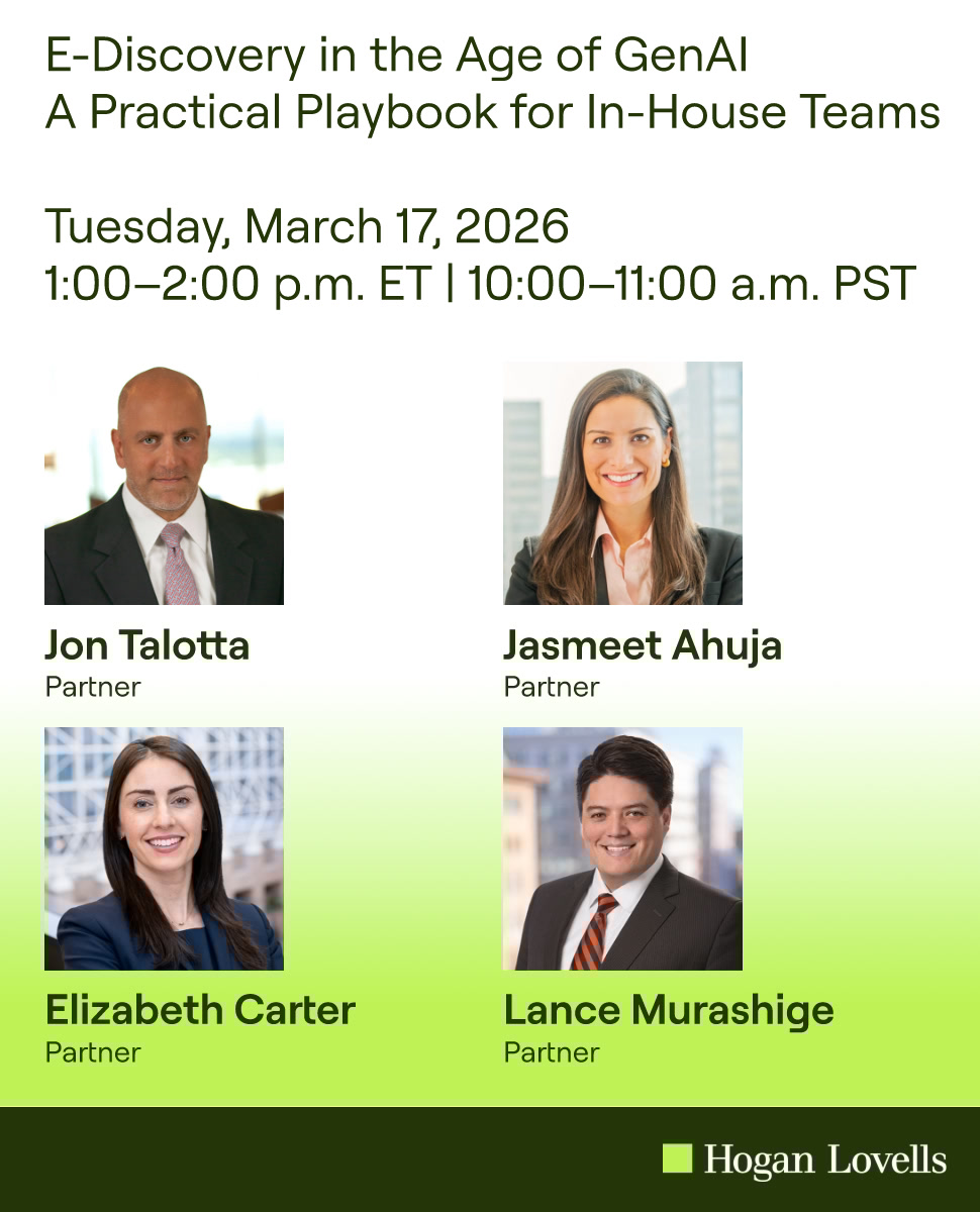 Hogan Lovells Litigation tweet media