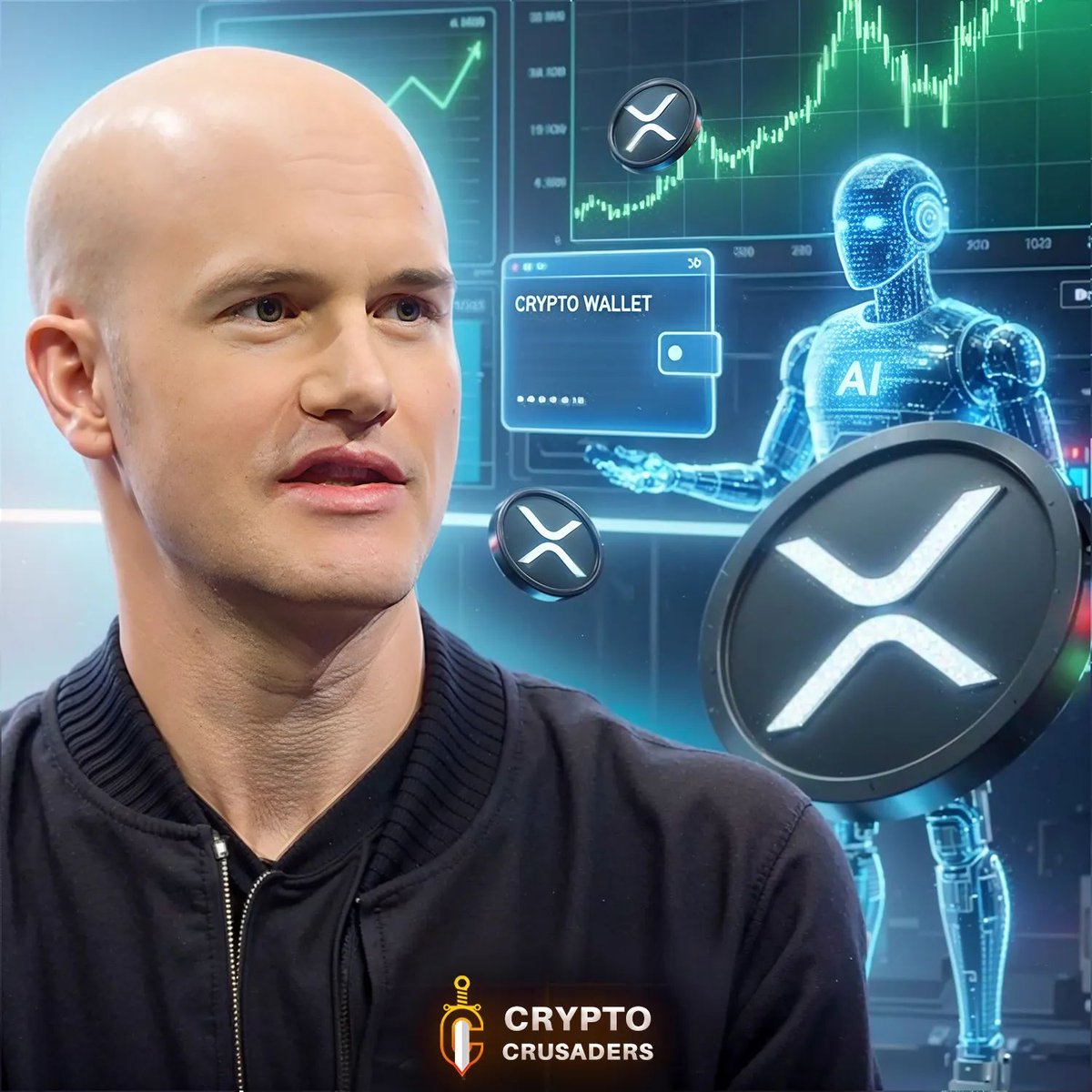 WOOOOOOOOAAAAAHHHHH!!!!
Coinbase CEO Brian Armstrong says soon there will be "more AI agents than humans making transactions." 
"They can't open a bank account, but they can own a crypto wallet." 

$XRP and crypto will power the entire AI economy
...See more