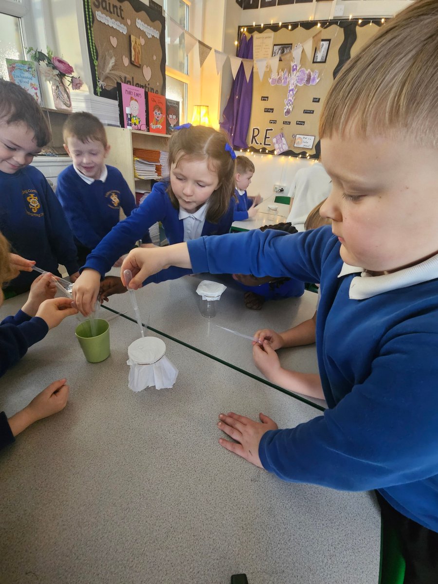 stjosephskly's tweet photo. In Science today, Willow Class used their observation skills to test a range of materials to see which would be best for making an umbrella. Great investigating from everyone! β #SJKScience #SJKWillowClass https://t.co/EYEScgWy0O