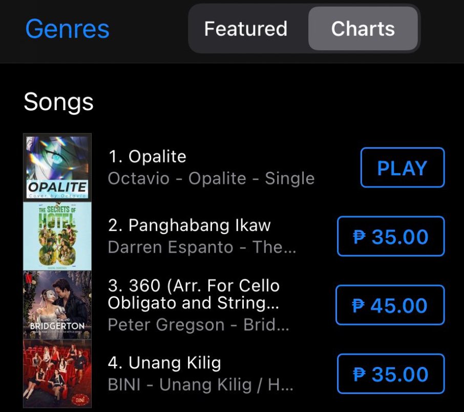 #1 on iTunes Philippines. 

You didn't just stream it, you owned it and that means more than you think 💎🏙️