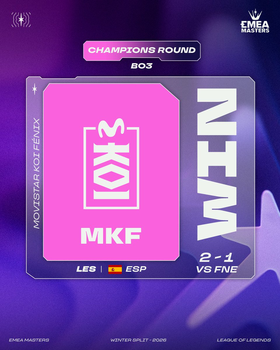 EMEA Masters tweet media