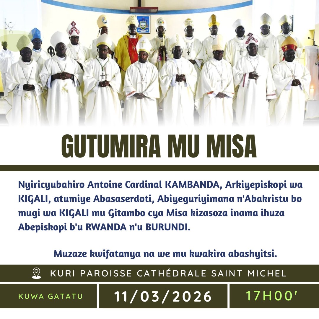 Archidiocèse de KIGALI tweet media