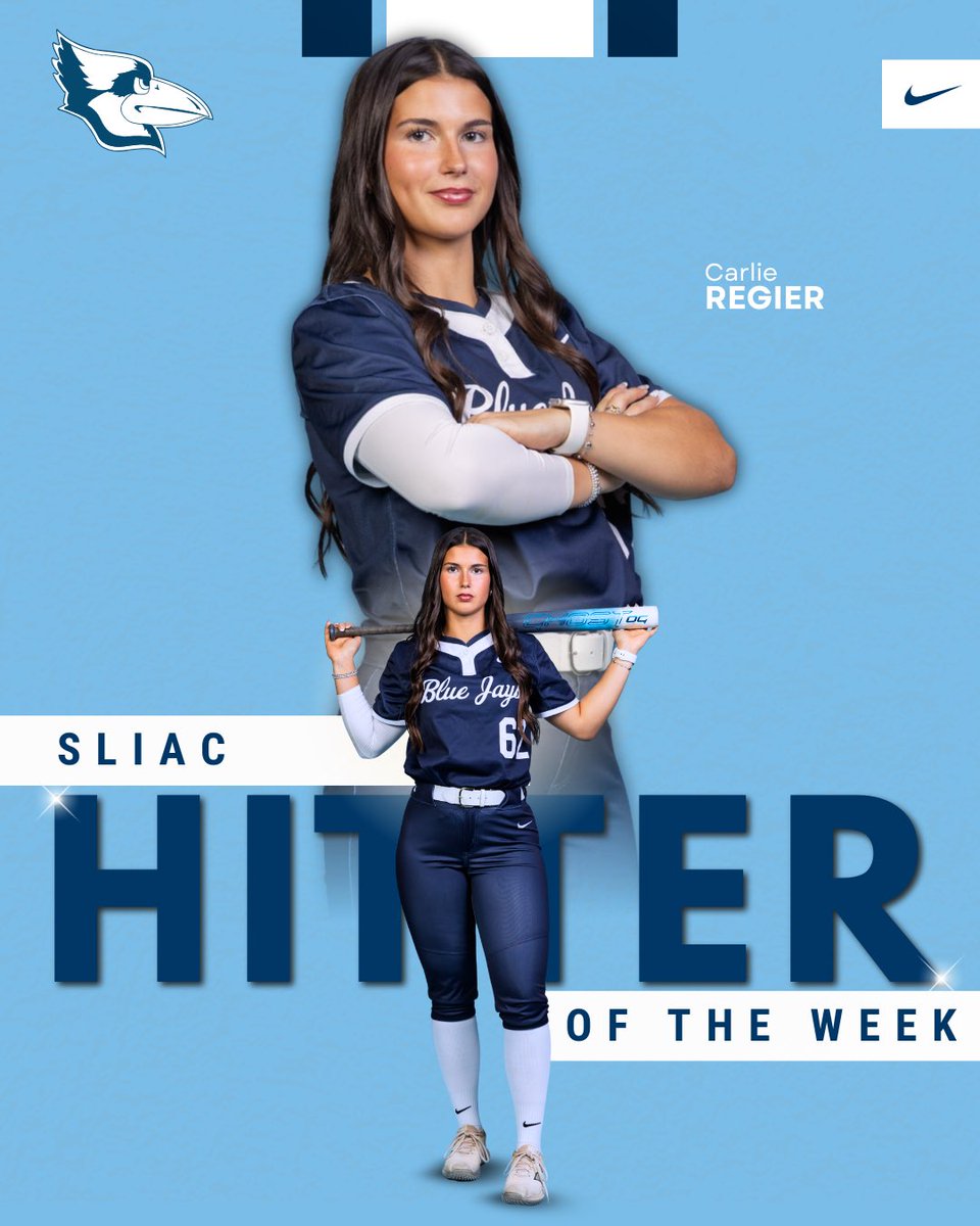 WC_BlueJays's tweet photo. Carlie Regier was named the SLIAC Softball’s Hitter of the Week after this past weekend’s performance!

Congrats Carlie! https://t.co/1wpAuIDqgg