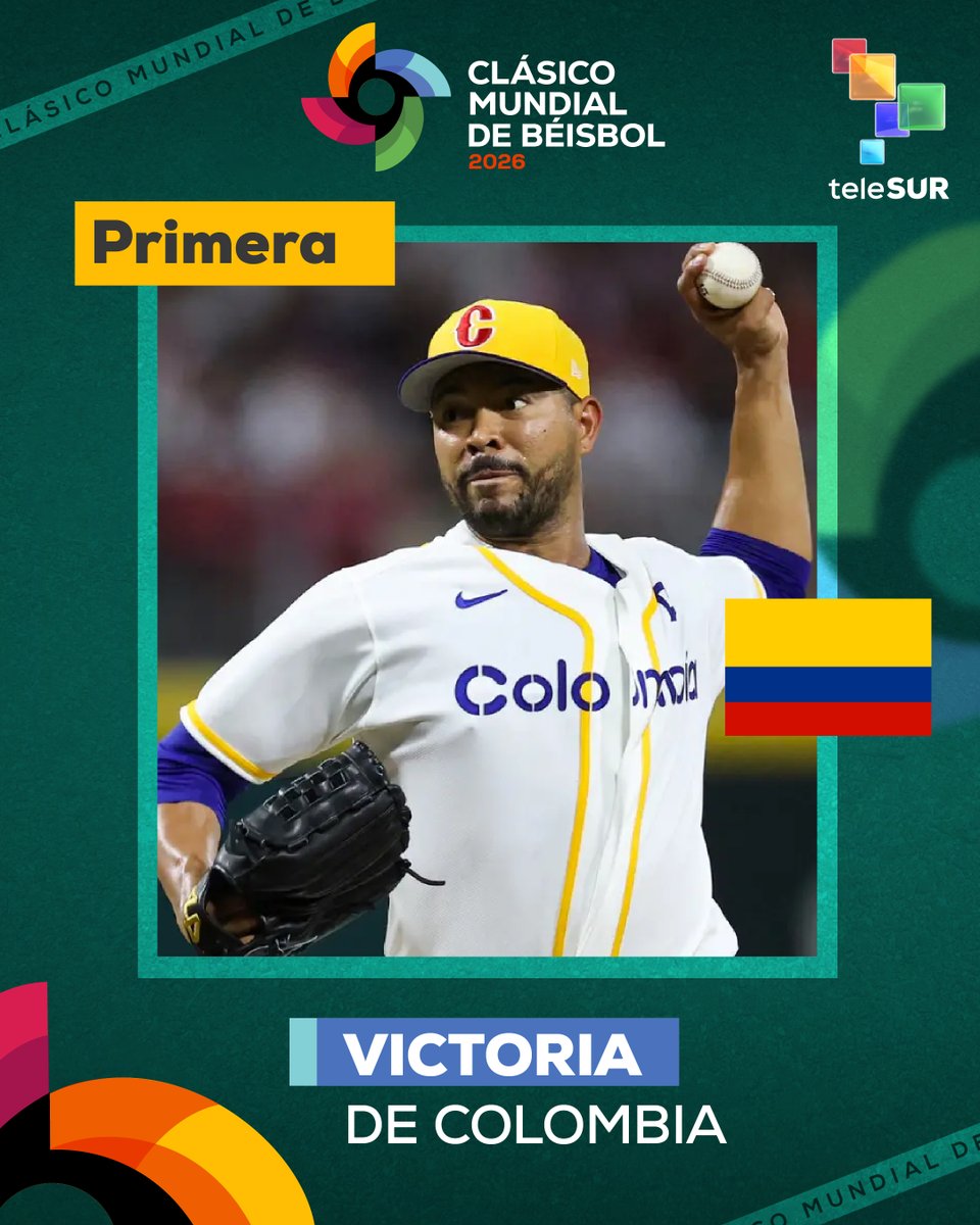 Colombia vence a Panamá y se despide con honor. 🇨🇴⚾️
En el cierre del Grupo A, Colombia derrotó 4-3 a Panamá. Aunque ambas selecciones quedaron eliminadas del Clásico Mundial 2026, los colombianos lograron su primer triunfo para evitar el último lugar.🇨🇴
#clasicomundialdebeisbol
