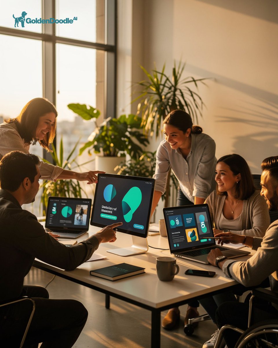 "Your brand voice should show up everywhere, not just in your copy." 

GoldenDoodle AI now makes sure your visuals are as on-brand and audience-aware as every word your team writes: goldendoodleai.com/blog/brand-voi…
