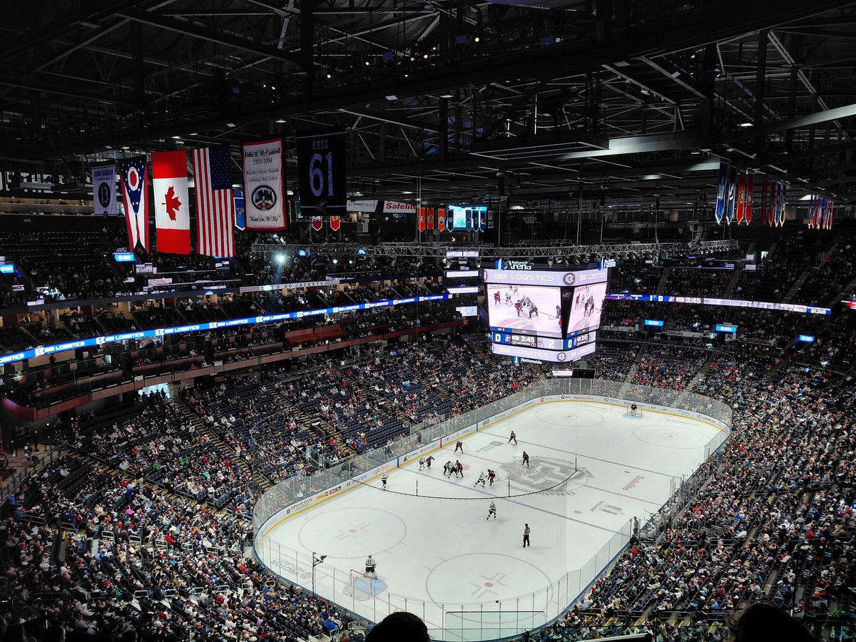 Seats for tonight's #CBJ game
