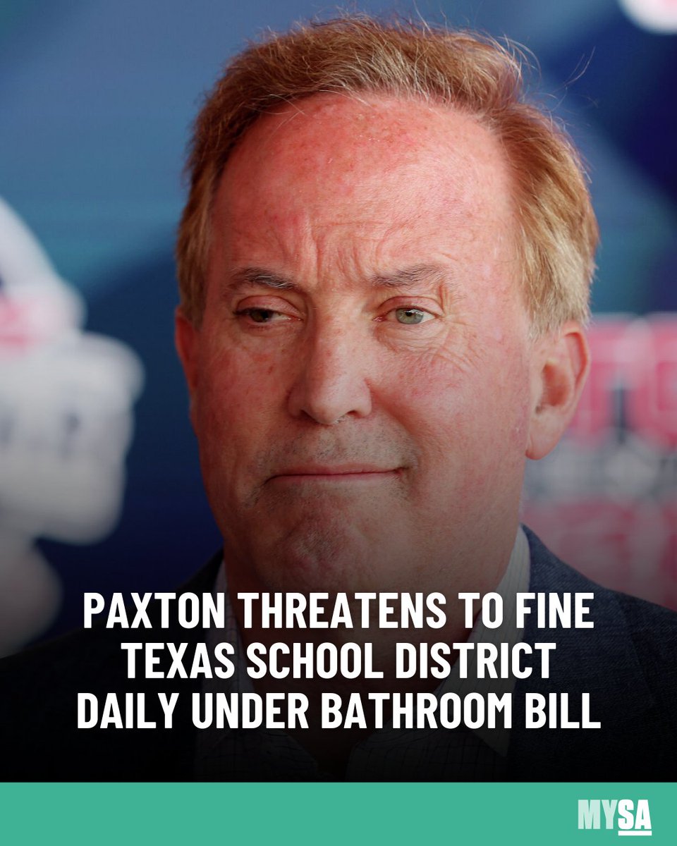 After a parent complained that a high school student allegedly violated Texas' new bathroom bill, Ken Paxton is getting involved. 🔗: bit.ly/4b9YcOA

Austin ISD is one of the first public institutions to face fines under the state's new "bathroom bill."