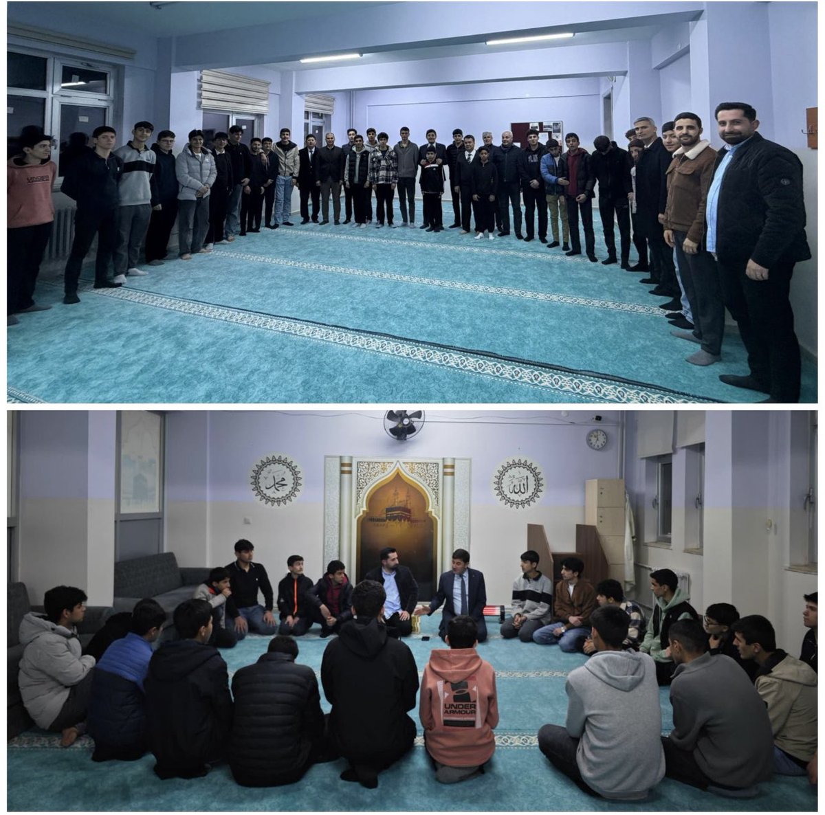 📍Nusaybin Zeynelabidin Anadolu İmam Hatip Lisesi

İl Millî Eğitim Müdürümüz Sayın Ali EYYÜPKOCA ve İlçe Millî Eğitim Müdürümüz Sayın Hacı Yusuf AVLANMAZ Maarifin Kalbinde Ramazan etkinlikleri kapsamında, Nusaybin Zeynelabidin Anadolu İmam Hatip Lisesi Pansiyonu’nda