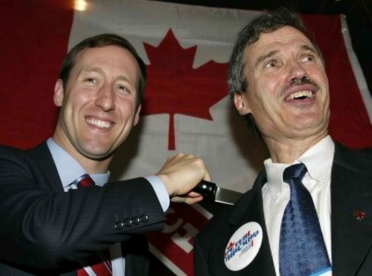 <a href="/PeterMacKay/">Peter MacKay</a> Why do you take pleasure in disparaging Canada? Why are Conservatives always hoping for Canada to fail? Take a look at the polls Pete, this is what Canadians think of people like you.
Thought you might like a trip down memory lane when you stabbed David Orchid in the back