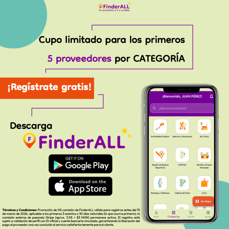 FinderALLMx's tweet photo. ¿Eres proveedor de eventos? 

Deja de regalar tu margen en comisiones. 

📉 Únete a #FinderALL y activa tu perfil con 0% DE COMISIÓN por lanzamiento. 

🚀 Solo 5 lugares por categoría. 

¡Regístrate gratis ya! 🎪✨ 
https://t.co/B65SMpTRfr https://t.co/kI8UKNl66Q