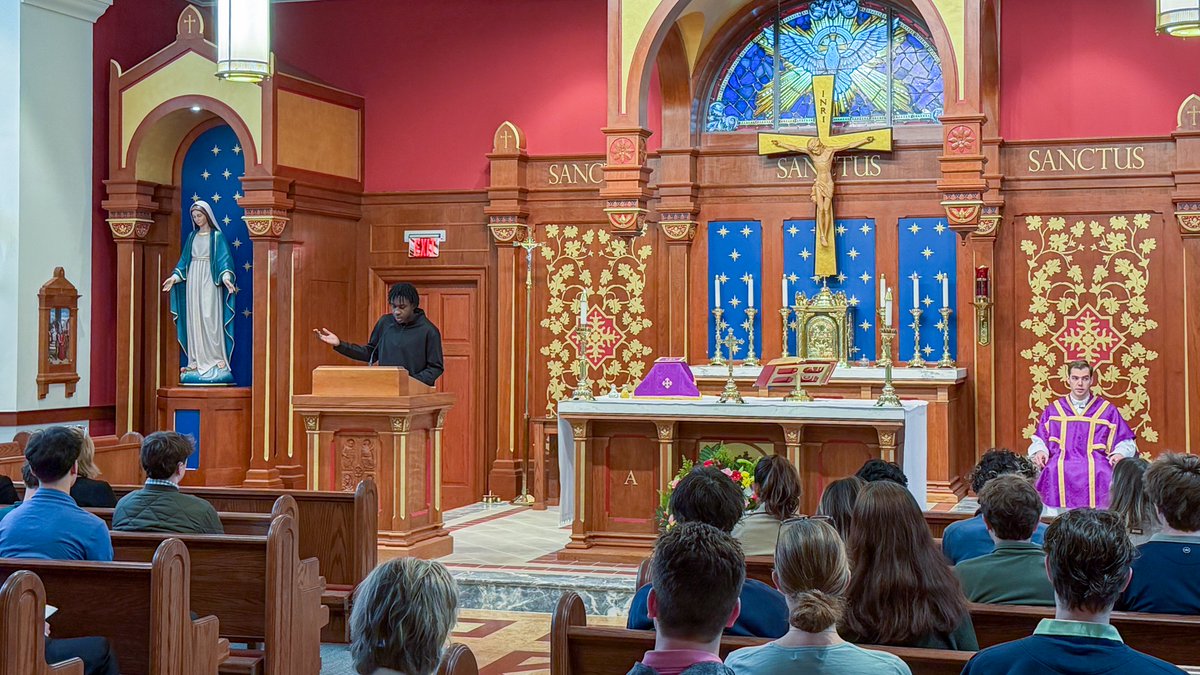 bishopiretonhs's tweet photo. We had a terrific inaugural Mother-Son Mass at Bishop Ireton this past Saturday! The chapel was full and everyone enjoyed a reception in Murphy Hall after Mass. We look forward to making this an annual tradition on Cambridge Road! #AdvanceAlways #LiveJesus https://t.co/0rhm5Yx4vM