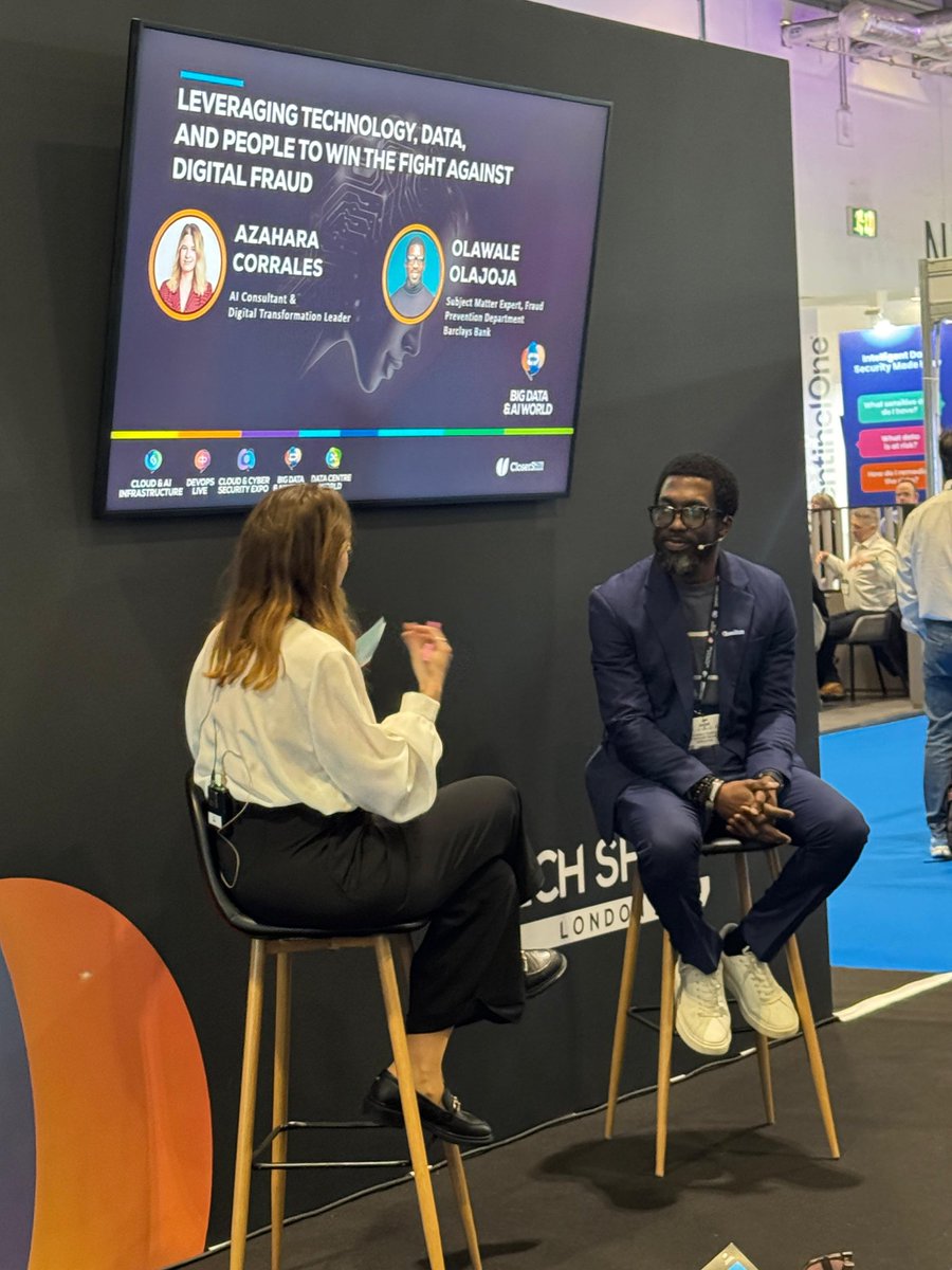 Olawalium's tweet photo. I am incredibly grateful to have been part of **Big Data & AI World 2026** at **Tech Show London 2026**, hosted at **ExCeL London**.

It was a privilege to contribute alongside an amazing community of over 400 speakers and industry professionals shaping the future of **AI, data, and digital innovation**.

The conversations throughout the event reinforced something important:
**the future of AI isn’t just about technology, it is about responsible adoption, strong governance, and people working together to turn data into meaningful decisions.**

I had the opportunity to share insights on how organisations can align **technology, data, and people** to strengthen digital fraud prevention and build resilient systems in today's rapidly evolving financial landscape.

Events like this remind me how powerful collaboration across the tech ecosystem can be, from startups to global enterprises, all working toward practical, ethical, and impactful AI solutions.

A big thank you to the **Tech Show London team** for the opportunity and for organising such a fantastic event.

Looking forward to continuing the conversations and seeing what the next year brings.

Tech Show London 

#TechShowLondon #BigData #ArtificialIntelligence #CyberSecurity #FraudPrevention #DataInnovation #ResponsibleAI #Leadership #FinancialCrime #DataAnalytics
