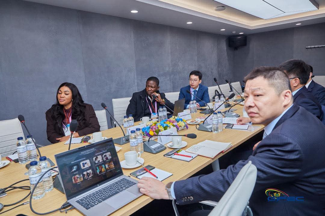 tankocomputer's tweet photo. GIFEC Engages Huawei at Mobile World Congress on Rural Connectivity in Ghana
 
At the 2026 edition of the Mobile World Congress held in Barcelona Spain, on 5th March 2026, GIFEC held a high-level meeting with Huawei to discuss strategies aimed at strengthening RTP in Ghana. https://t.co/jfmryZJrpl