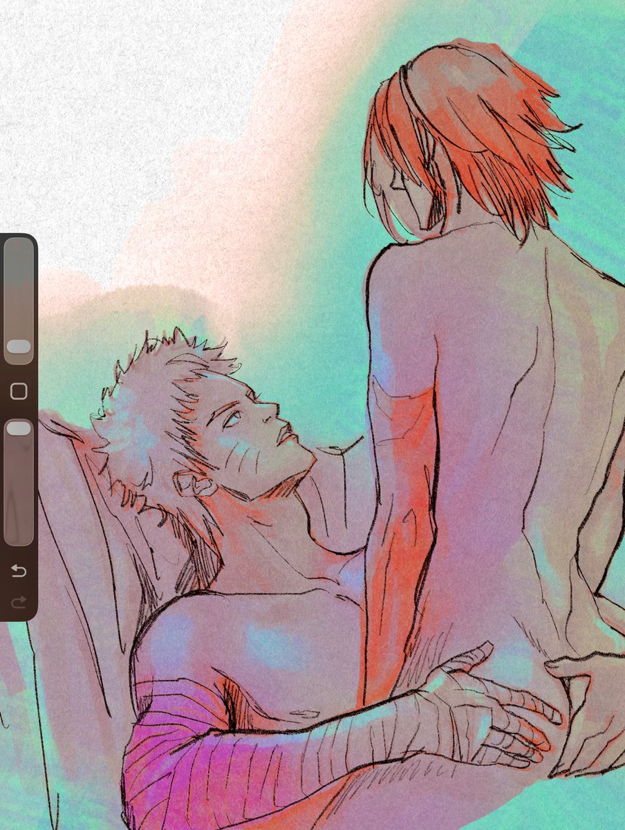 Doodling another #narusasu 

#sns #ナルサス #鸣佐