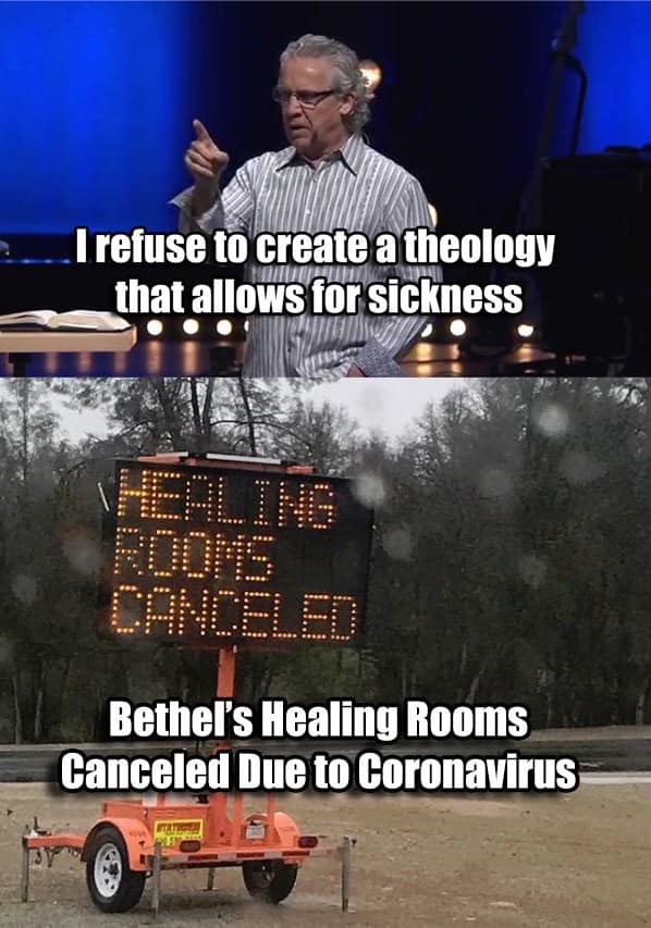 piratechristian's tweet photo. Maybe now people will be willing to see what I've been seeing about Bethel the entire time.

This is a Covid Era Memory from Bethel. They closed their "healing rooms" because of Covid. https://t.co/fdXaWz1Ehy