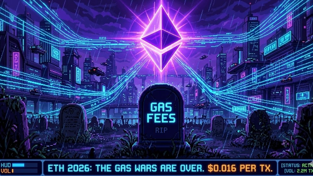 Remember when we paid $100 to mint a jpeg? Those days are cooked. 💀

Average eth fee is now $0.016. that’s a 99% nuking of gas prices since 2021. We’re doing 2.2M txs a day and the chain isn't even sweating.

The modular thesis is printing in real time. l2s are scaling, l1 is
