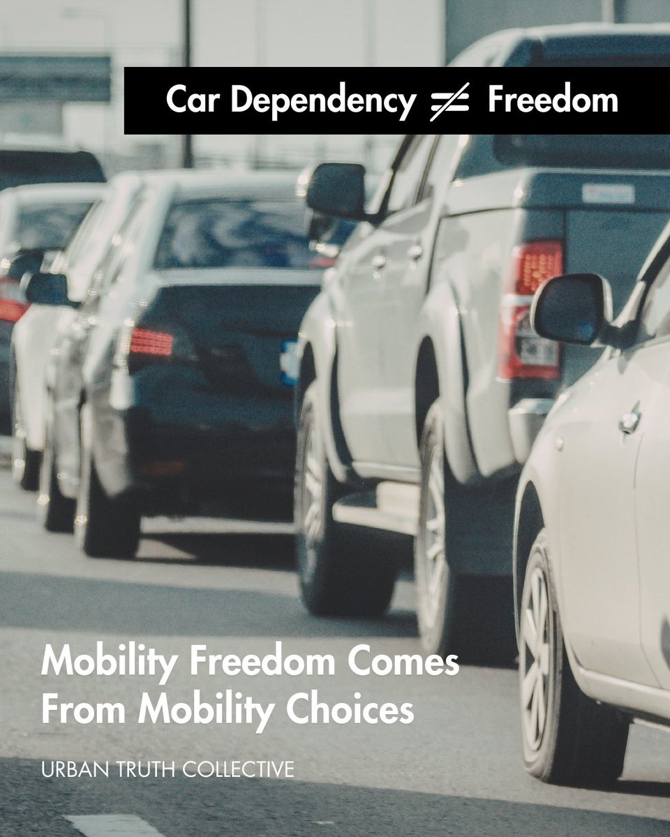How about those gas prices?

Brutal, right?

You know what really costs us all a lot?

Car dependency.

(explore our new Urban Truth Collective at urbantruthcollective.com)

#UrbanTruth