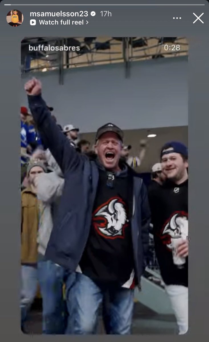 CHurls13's tweet image. nearly every player on the sabres has reposted the sabre fan atrium video that the team put out. these guys know what’s happening in the city and it’s fueling them. 

josh doan: “warpath”