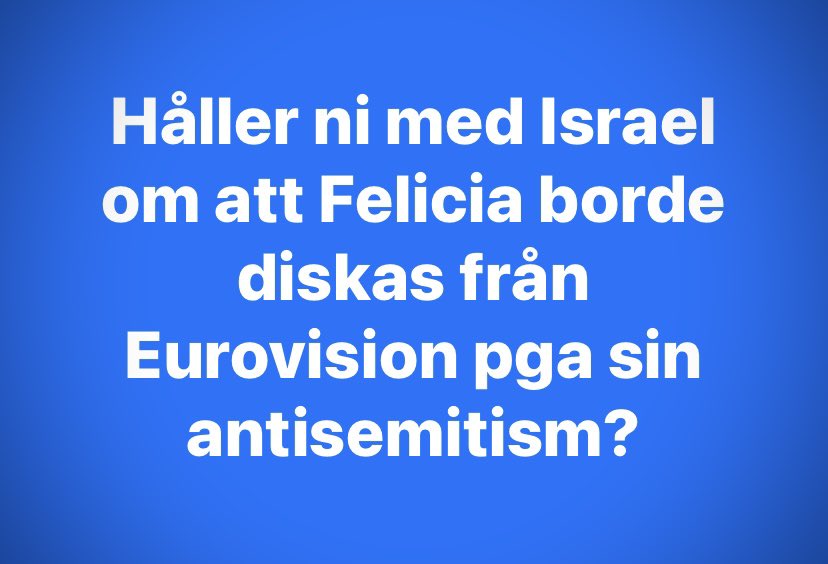 Taggen 🇸🇪🇮🇱🇺🇦 tweet media