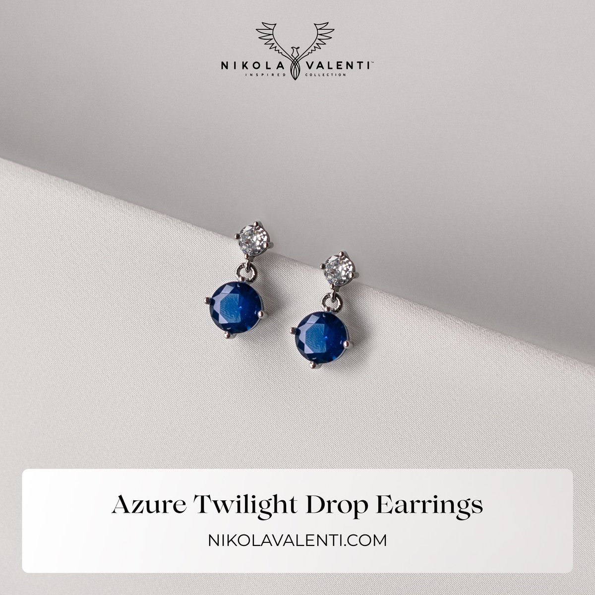 nikola_valenti's tweet image. Inspired by the evening sky, made to turn heads. The Azure Twilight Drop Earrings shimmer with celestial beauty and can be yours for FREE today at  tinyurl.com/azuredropearri….

#CelestialStyle #NikolaValenti