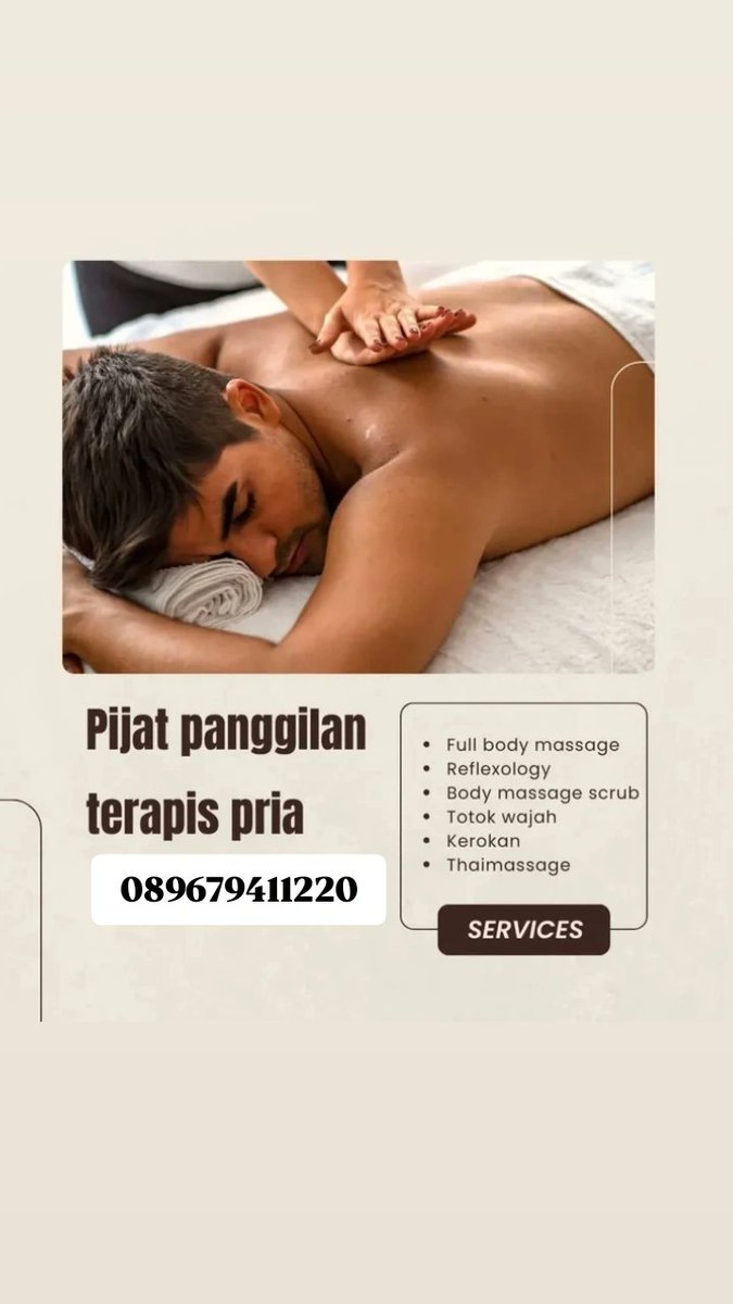 dava_cuity's tweet photo. menyediakan pijit kebugaran 
pijit VITALITAS 
pijit scrub body 
yg berminat silahkan hubungi saya .
089679411220 https://t.co/HrkRq2Xvk6