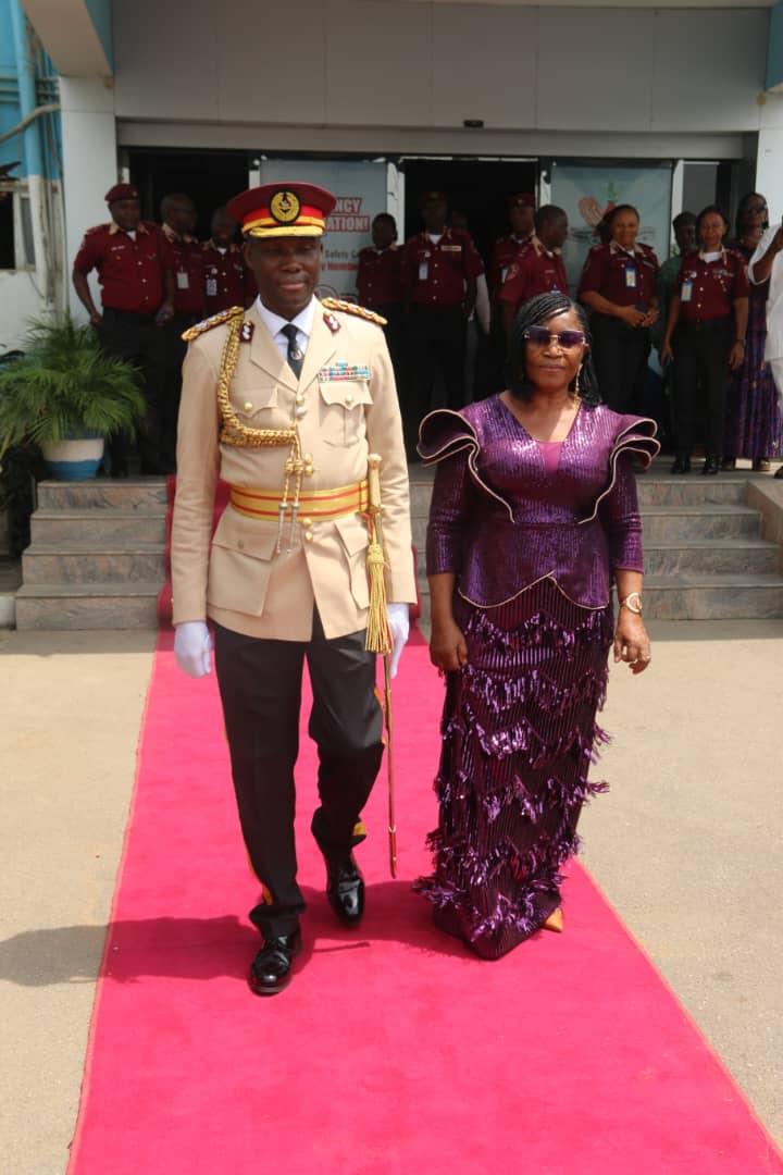 FRSCNigeria's tweet photo. Deputy Corps Marshal Hyginus Omeje today bowed out of active service from the Federal Road Safety Corps after attaining the statutory retirement age of 60 years, bringing to a close decades of distinguished service to the nation. https://t.co/V6xrZReyNI