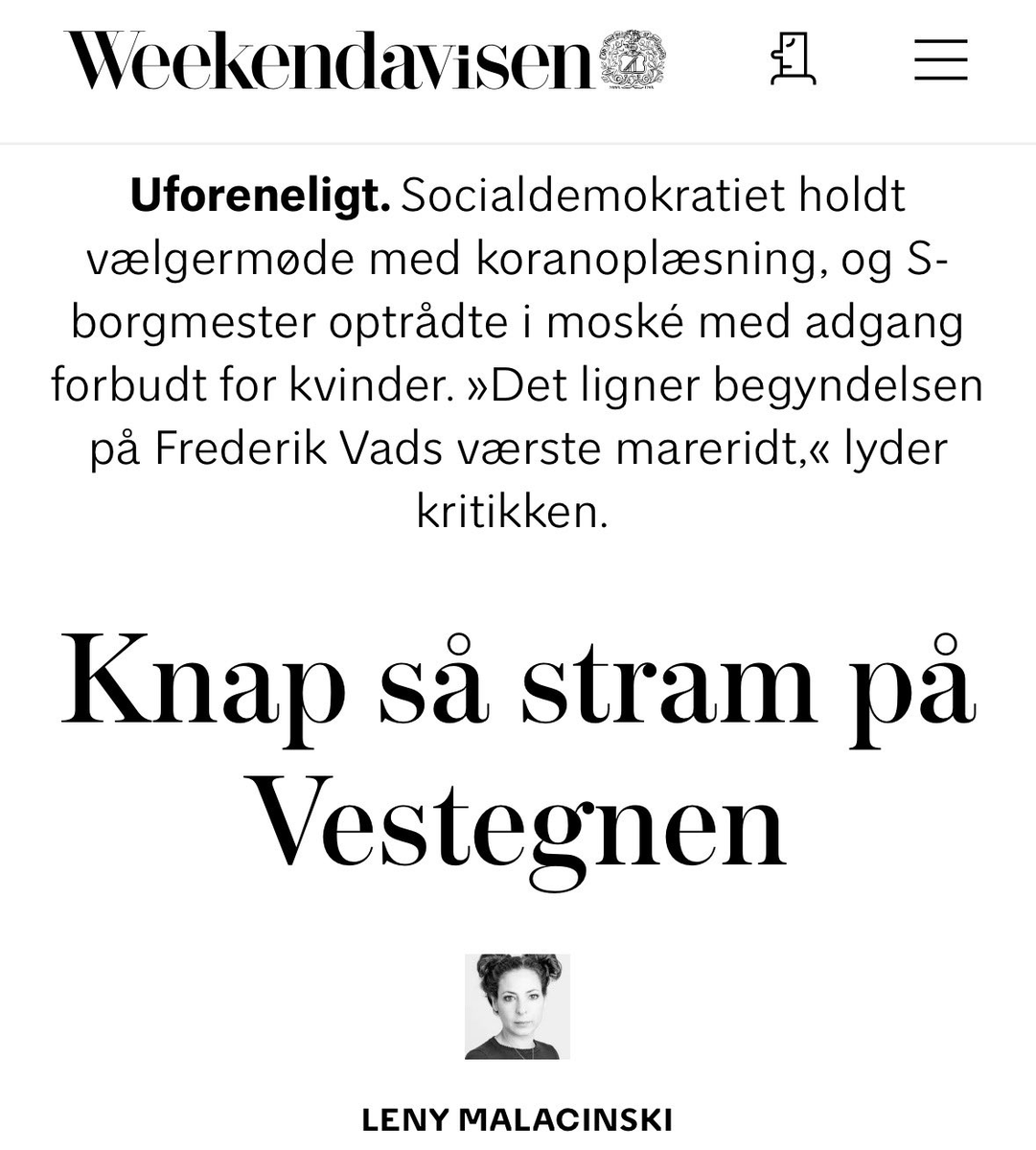 PeterRa58783464's tweet photo. Du kan ikke stole på Socialdemokratiet. Under kommunalvalgkampen ville Socialdemokratiet i København have flere palæstinensere til byen. På Vestegnen blev vælgermøder påbegyndt med koranoplæsning. Stem Socialdemokratiet fra magten den 24.
#fv26 https://t.co/lZlvCUoljD