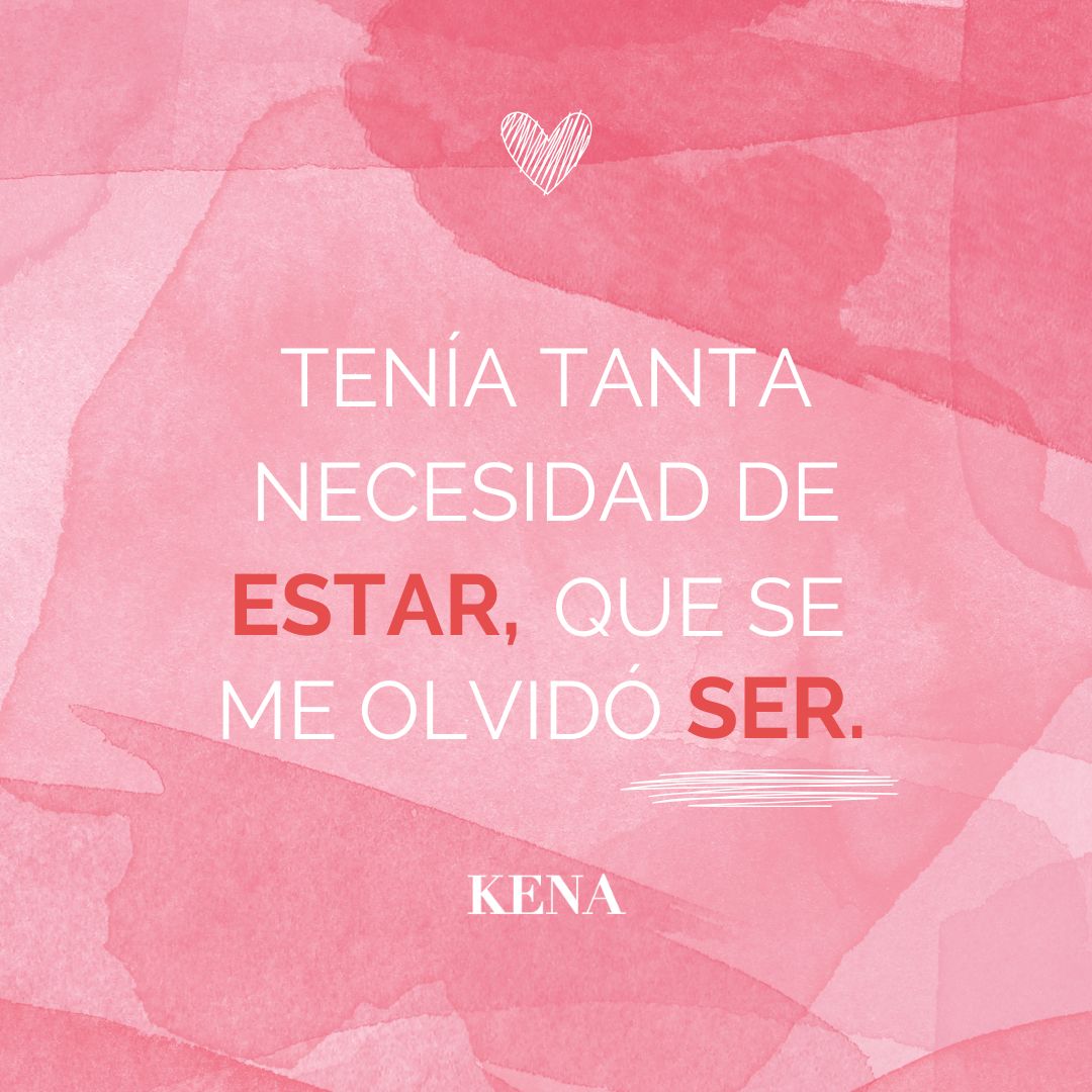 KENArevista's tweet image. #KenaRevista| TENÍA TANTA NECESIDAD DE ESTAR,
QUE SE ME OLVIDÓ SER.
A veces encajar cuesta identidad.
Recupérate. 🔥✨
#Autenticidad #AmorPropio #SéTú #Despierta #Identidad