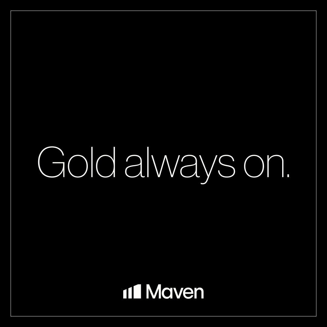 Gold is moving again, and you know what that means. 👀
Don't worry, even if others shut down gold trading, at Maven gold is always on. 🎉
Spread the word for the chance to win a 10k 2-step account. 
🪙 Repost
🪙 Follow
🪙 Comment
10 winners will be drawn later this week.