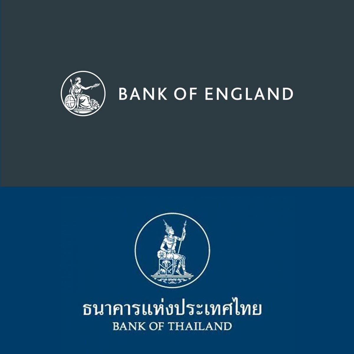 ชอบสุดคือของธนาคารแห่งประเทศไทย 
อังกฤษมีเทพีบริตาเนีย ไทยมีพระสยามเทวาธิราช