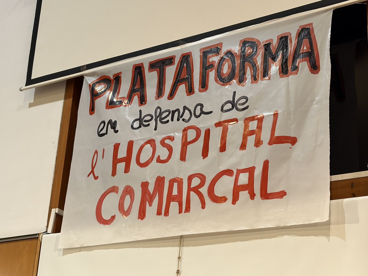 Avui es presenta la Plataforma en defensa de l’Hospital comarcal.

Un espai per defensar un servei clau per Vilafranca i l’Alt Penedès.

La salut no és un negoci i hem de fer que funcioni!

#Vilafranca