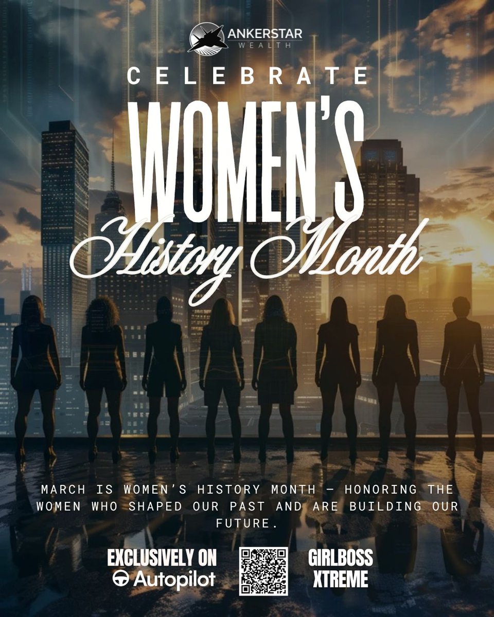 Women's History Month is HERE! A month dedicated to the women who redefine what’s possible. #GirlBoss #WomenCEO #WomenEmpowerment #WomensHistoryMonth 

Invest in GirlBoss Xtreme and build the future boldly.
Exclusively on <a href="/joinautopilot/">Autopilot</a>:
marketplace.joinautopilot.com/landing/2335/8…