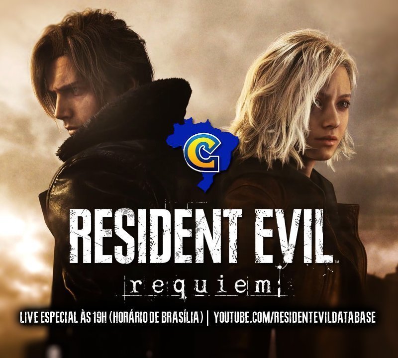 Hoje às 19h00 teremos uma LIVE SUPER ESPECIAL de Resident Evil Requiem! Além de gameplay e papo bom, também teremos desafios interativos e o sorteio de 2 keys do jogo! 🔦🪓 Ative o lembREte para não perder! Link: youtube.com/residentevilda… (Esta live tem o apoio da <a href="/CapcomBrasil/">Capcom Brasil</a>!)