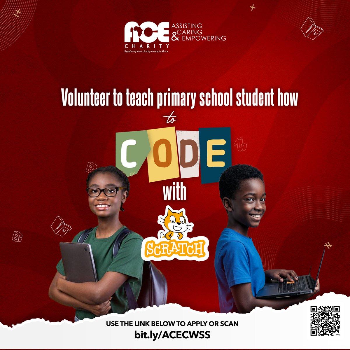 Abuja, this is your chance to shape young minds.

We are calling for volunteers to teach public primary school pupils how to code using Scratch and introduce them to digital skills early. Give back, build experience, and make real impact.

Apply: forms.gle/zkNZUBBL8NF5zJ…