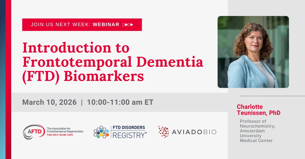 The AFTD tweet media