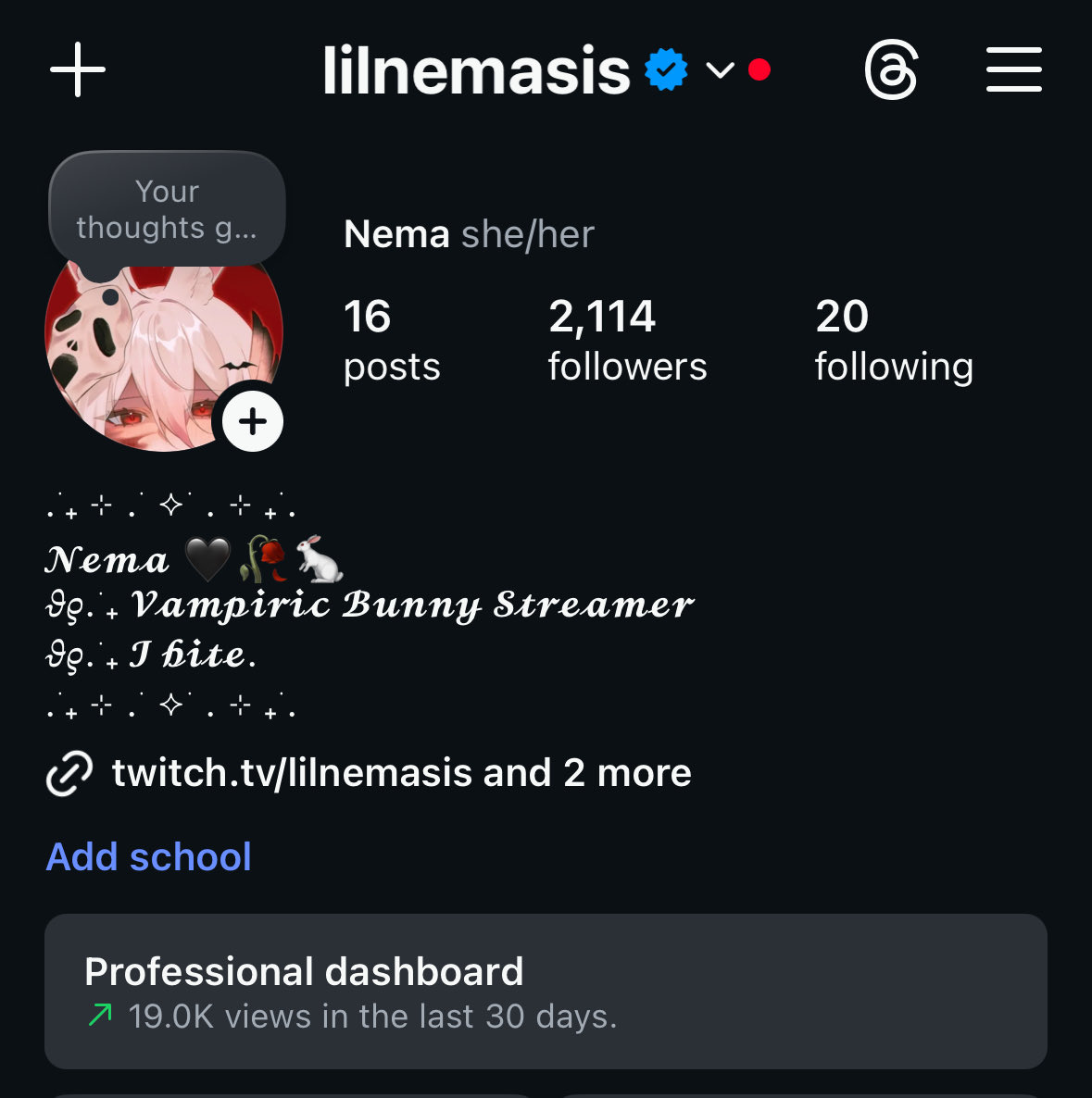 Nema 🖤🥀🐇 | VTuber tweet media