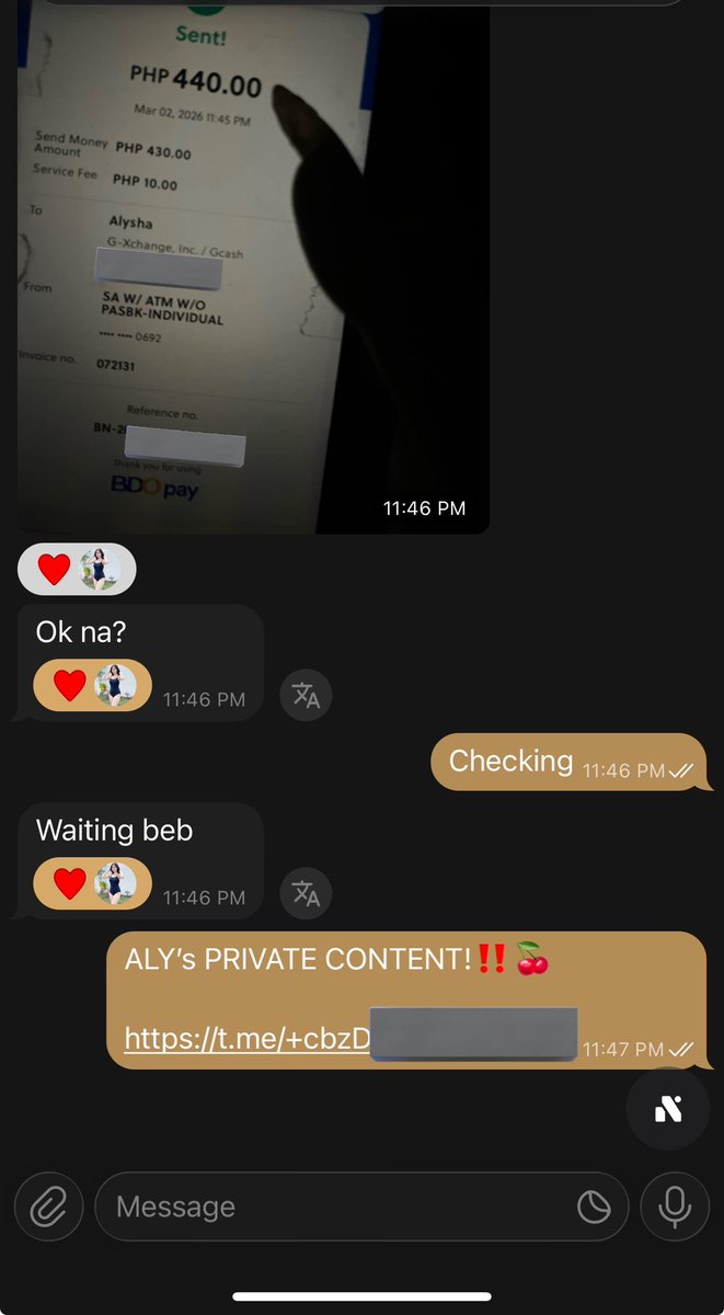 Thanks for avail my vip channel baby!❤️

Telegram : t.me/alysha110796

#alter #alterph #sellingcontent #buyingcontent #remitly #PayPal #dm4menu #nsfwtwt #alterpinayph #alterphillipines