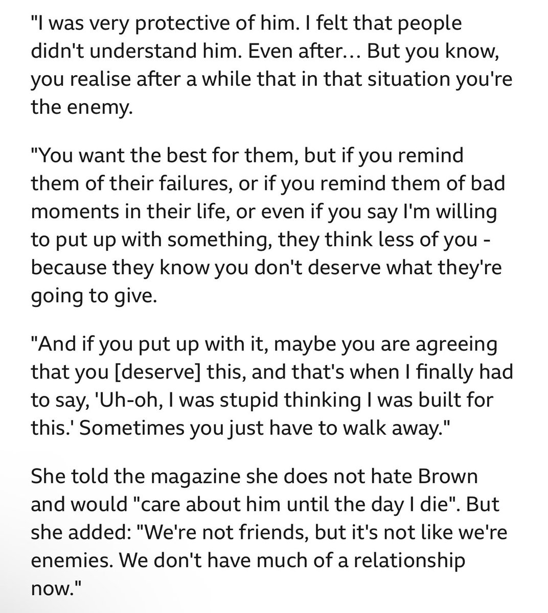 this will never be the gag y’all think it is. rihanna already said she went back to him because she thought she could change him. she realized he was never going to change, and she left. chris crack brown will be trash for the rest of his life.