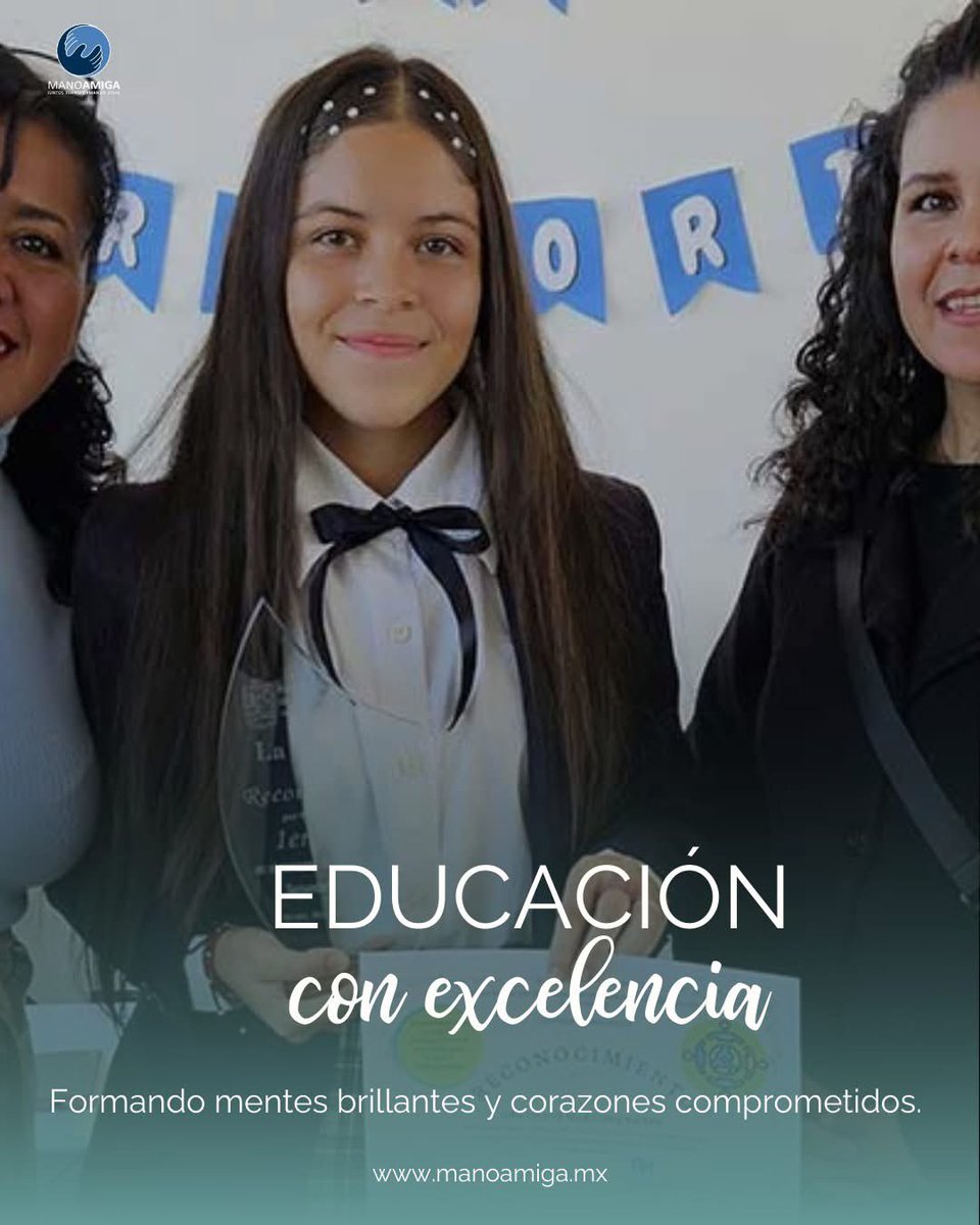 En Mano Amiga cumplimos con altos estándares de calidad en todo lo que hacemos, a fin de que nuestros alumnos puedan servir mejor a los demás y ejercer el propio liderazgo.

Formamos mentes brillantes y corazones comprometidos. 💙

#ExcelenciaAcadémica