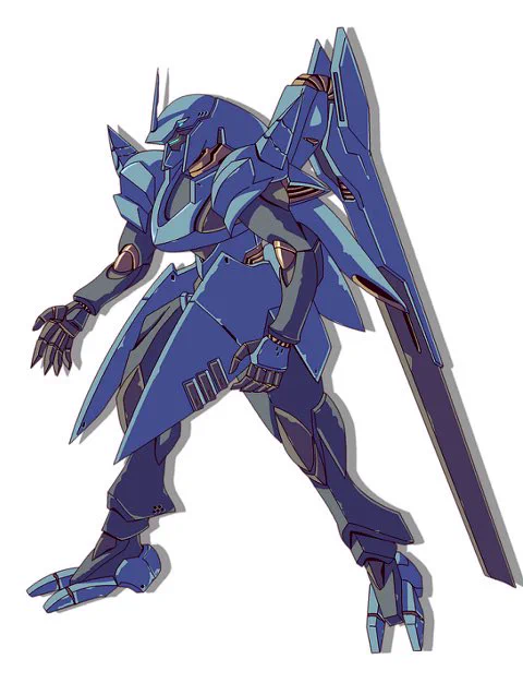 ガンダムAGE再評価の流れ嬉しい。 こちらは昔描いたガフランとヴェイガンギア。ガフランは放映前のトレーラー見ながら描いたから本編とは大分デザイン違ってます。