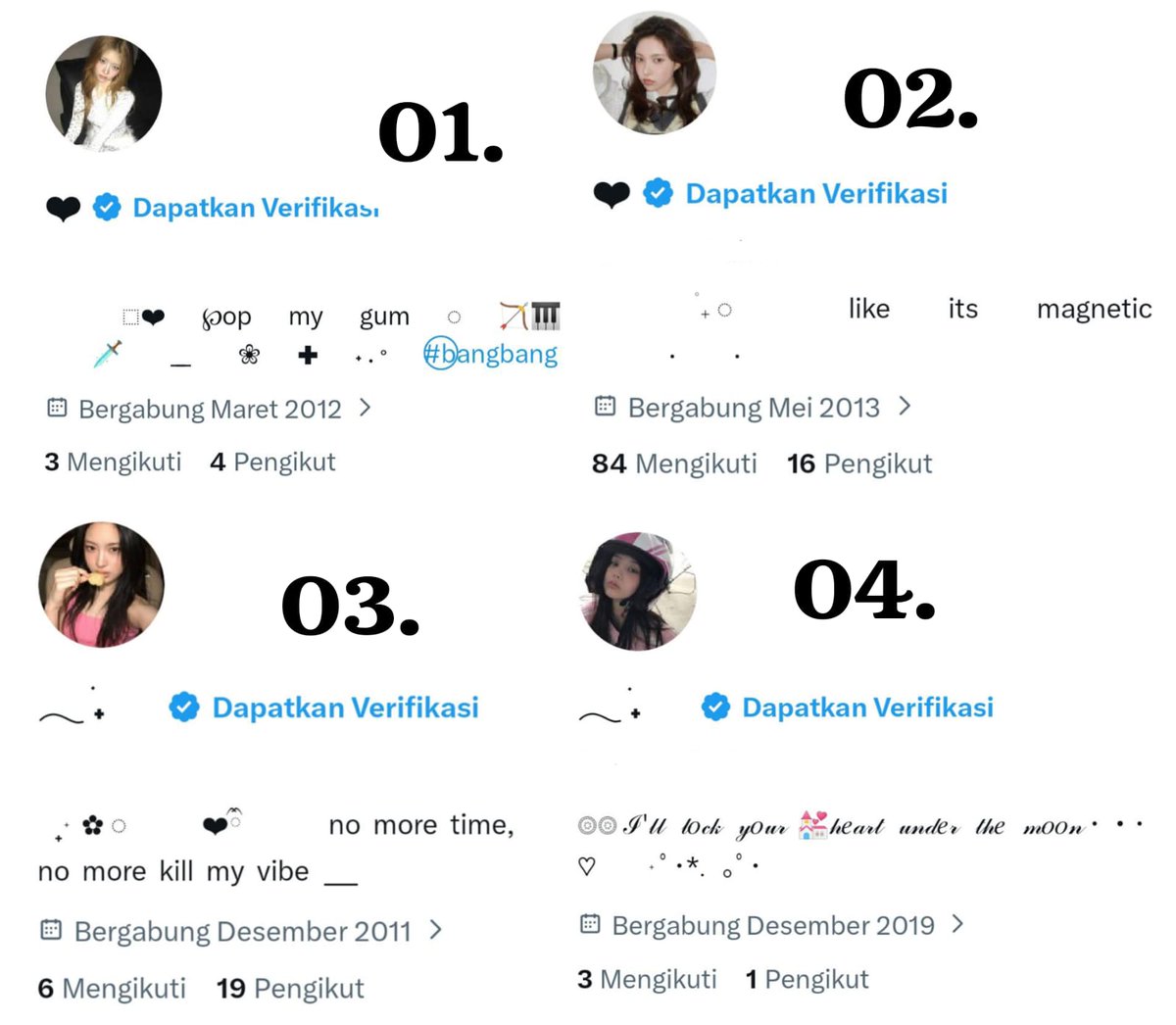 nekkonyam's tweet photo. WTS ACC KOSONGAN YLAMA

1,2,3: https://t.co/6j2IOFxetJ
4: https://t.co/NLYDP2YtTY

#. v email only  yahoo, kecuali y19 firstmail
#. masuk mt only, ht dimainin dulu
#. hd default
#. usn masih random

t. zonauang zonajajan wtb akun kosong jual beli
#zonaba #zonajajan https://t.co/yUMwysUsWY