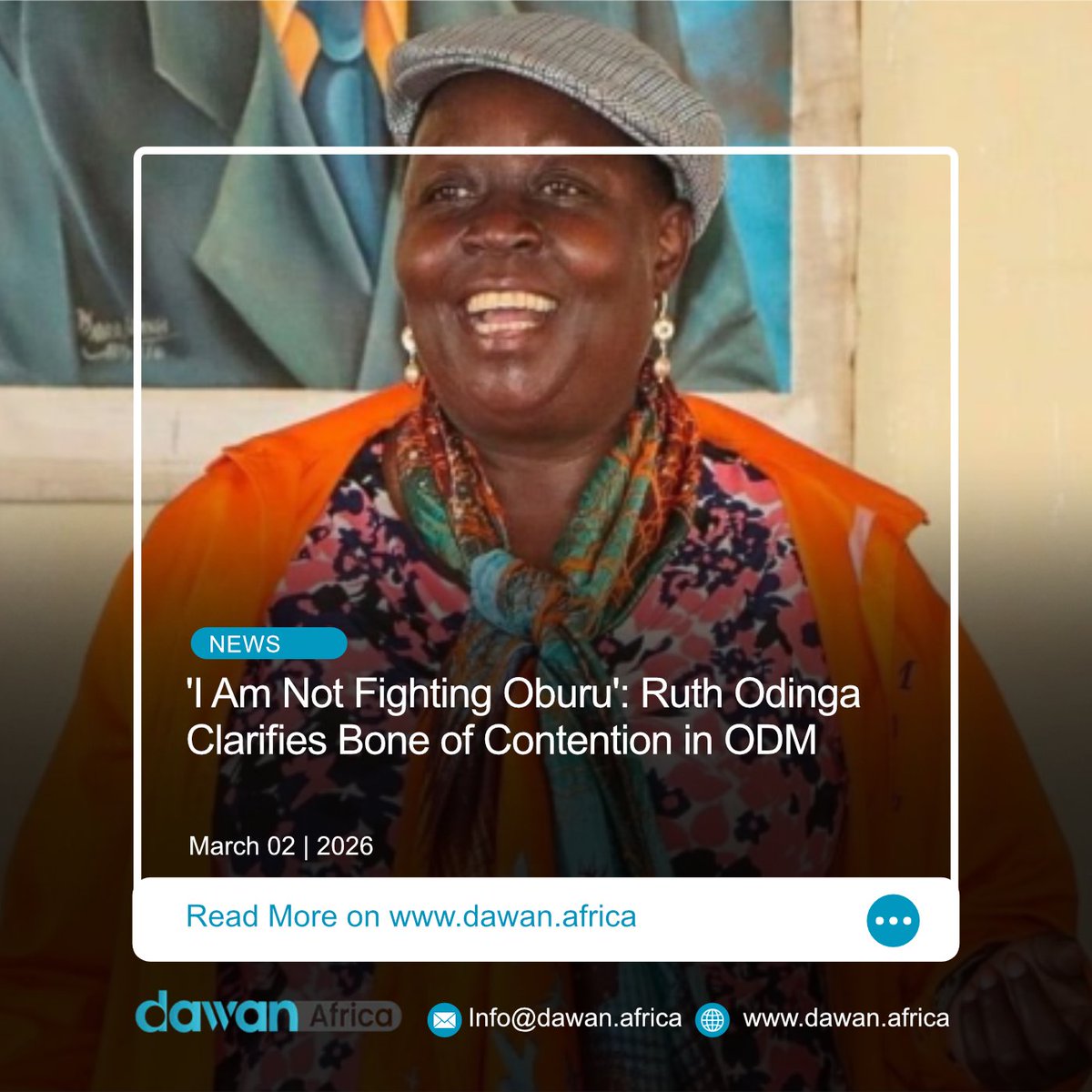 DawanAfrica's tweet image. Ruth Odinga pushes back on ODM feud claims: “There is no fight with Oburu.” Her denial highlights simmering tensions as the party navigates internal rifts. #KenyaPolitics #ODM #RuthOdinga 
Full Read :shorturl.at/UedeE