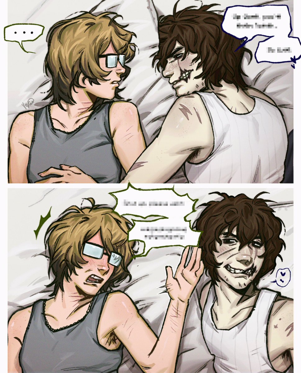 VENNro0's tweet photo. (OC x Ticci Toby) 
dirty talk https://t.co/xFyIdHUBW2