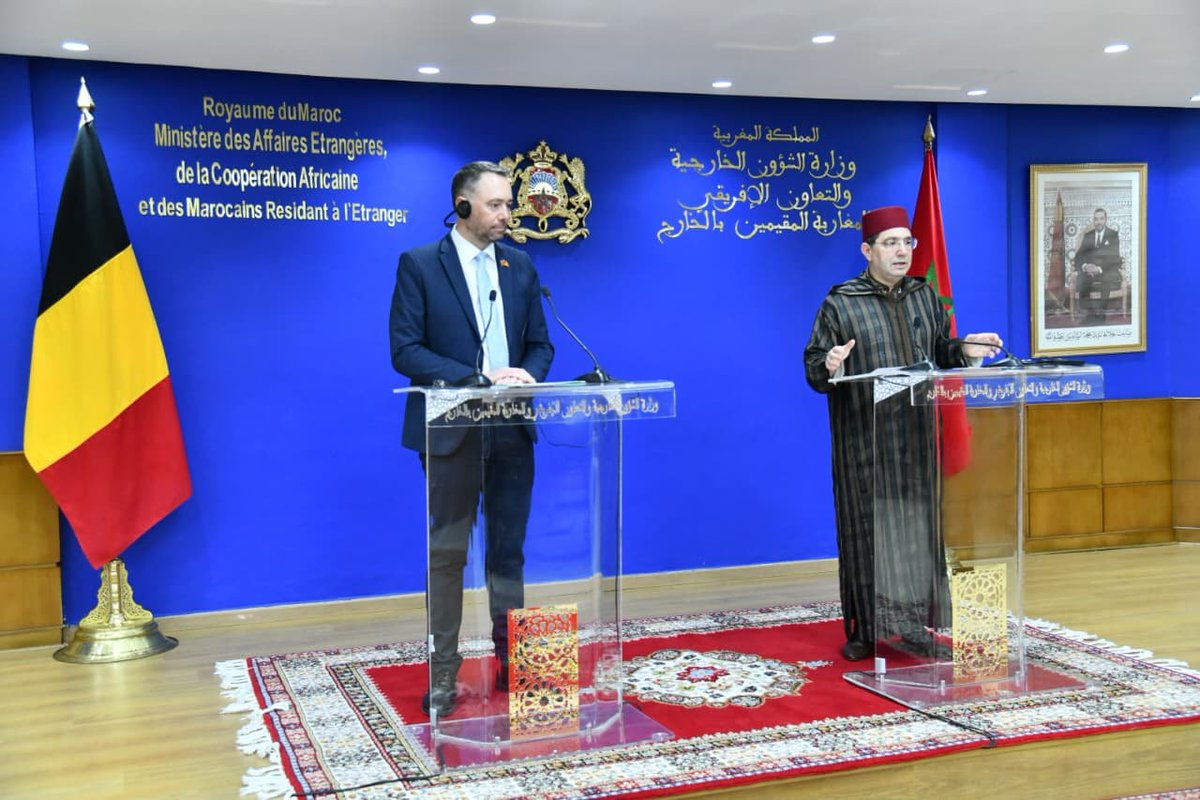 Marruecos y Bélgica subrayaron su determinación común de elevar su relación a un nivel estratégico basado en un diálogo político profundo, una cooperación económica dinámica y una concertación estrecha sobre los desafíos regionales e internacionales
🔗tinyurl.com/yfn8h53a