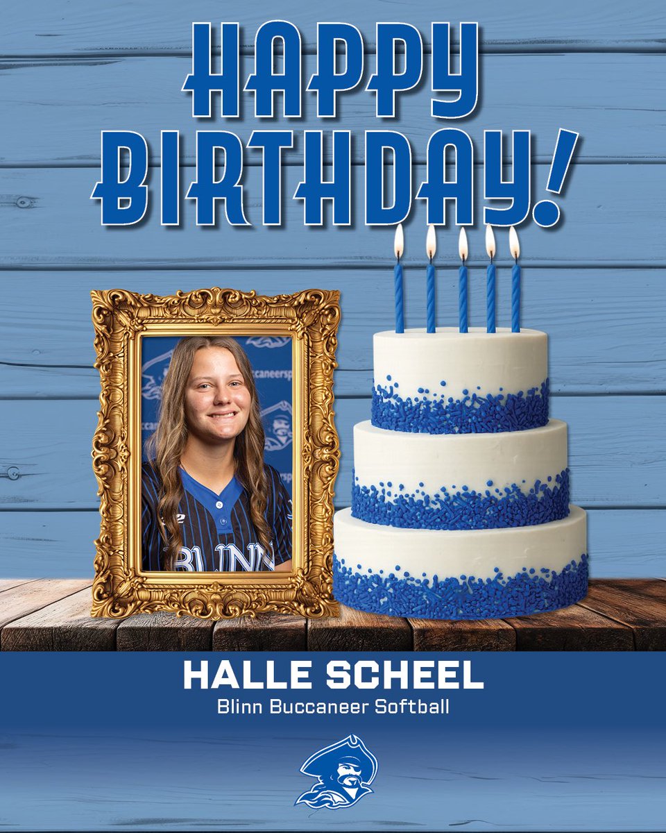 BlinnSoftball's tweet photo. Wishing a BIG Happy Birthday to Halle Scheel! We hope you have a great day! π₯³ππ #GetReadyToSing π€ #BucBDays https://t.co/kDArVUsOu1