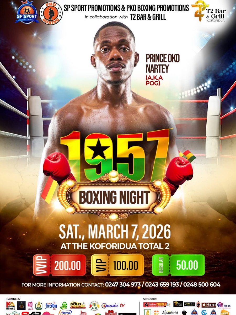 BarcampSomanya's tweet photo. This Saturday, #bcsom fellow and a boxer hits the ring in a bout to drive talents from the Eastern region 🇬🇭. Let's come together and support our own.
Cc: @BcKoforidua @uesdgh @srcktu @KstsLive @BrytFm @RitefmGhana @VHermit https://t.co/Zh109zhqK8