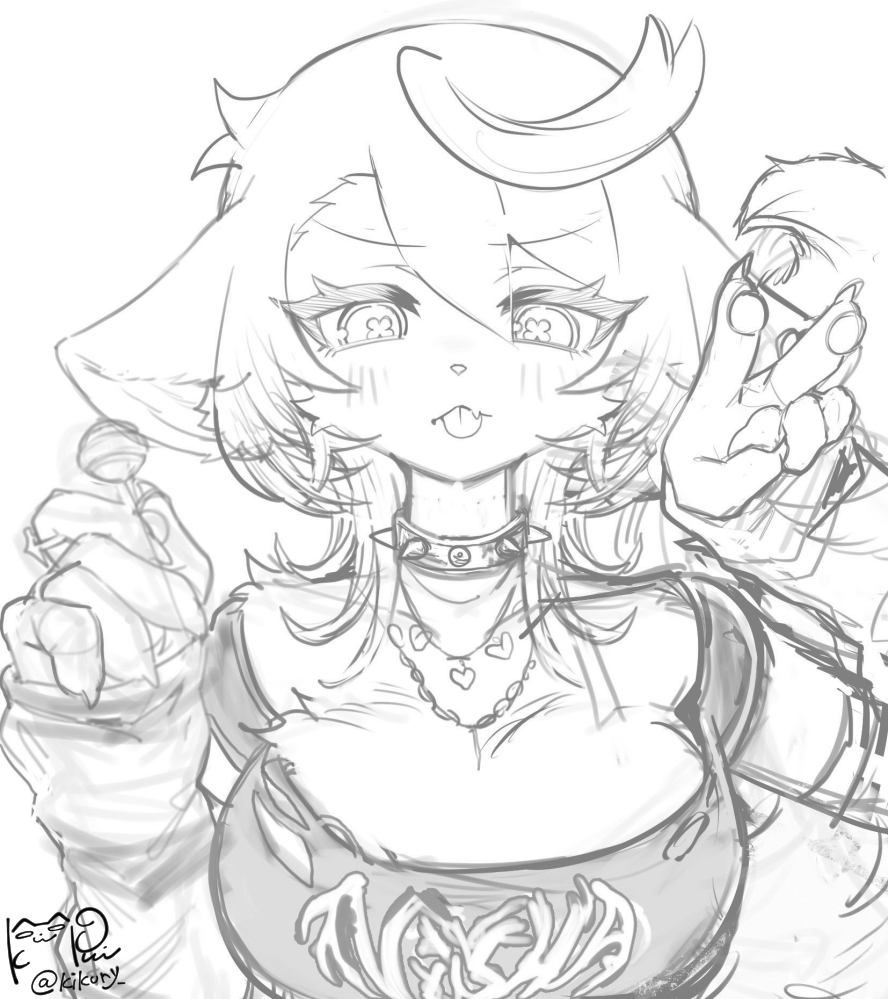 kikury_'s tweet photo. sketch for the shipped shikishi commission https://t.co/3zImCjm5ID