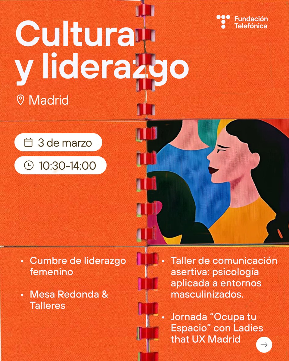fundacionTef's tweet photo. Tecnología y liderazgo con talleres, charlas y networking para inspirarnos juntas.

🔗 Toda la info en nuestra agenda e inscripciones aquí: https://t.co/WlJX2M434K https://t.co/zBAHNXlc3q