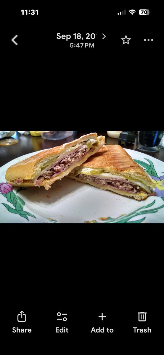 Ppops65's tweet photo. @steakshapiro @DrewButler I make my own Cubans. https://t.co/j76p9RO6h9